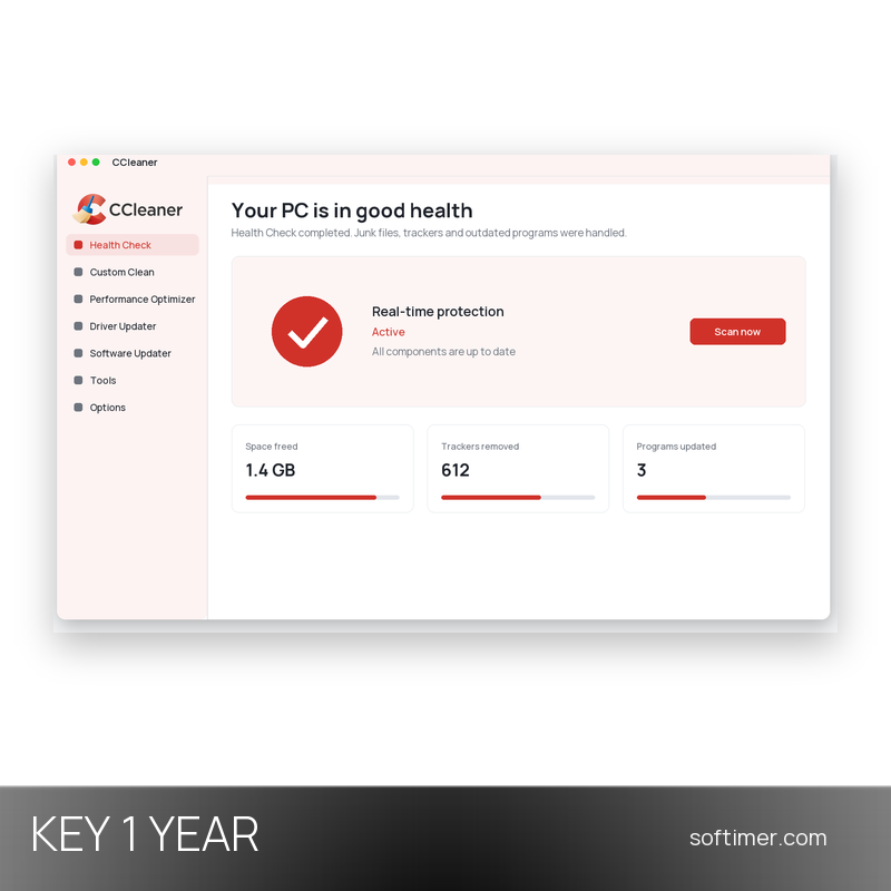 CCleaner Premium Bundle - Лицензионный ключ на 1 год / 3 устройства - Windows / Mac / Android / iOS