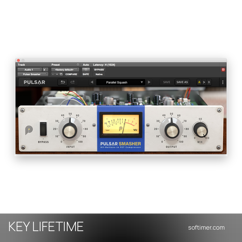 Pulsar Audio Smasher - CLÉ de licence / 2 appareils - À vie - Mac / Windows