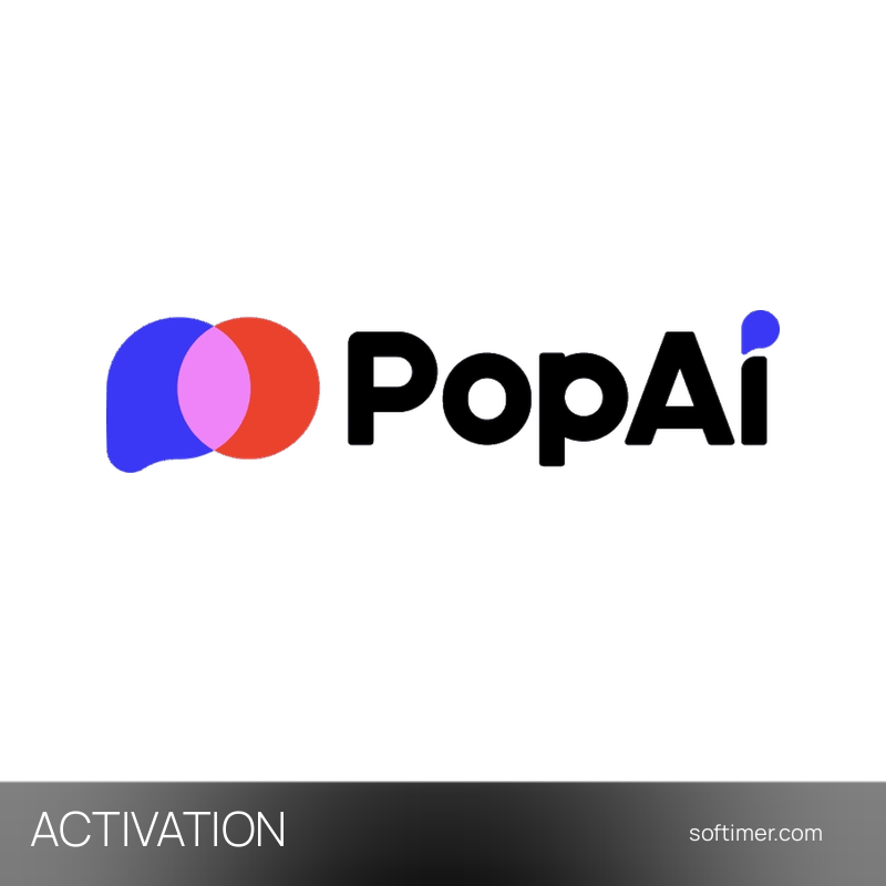 PopAi Pro - ACTIVATION sur votre compte 1 mois - Web