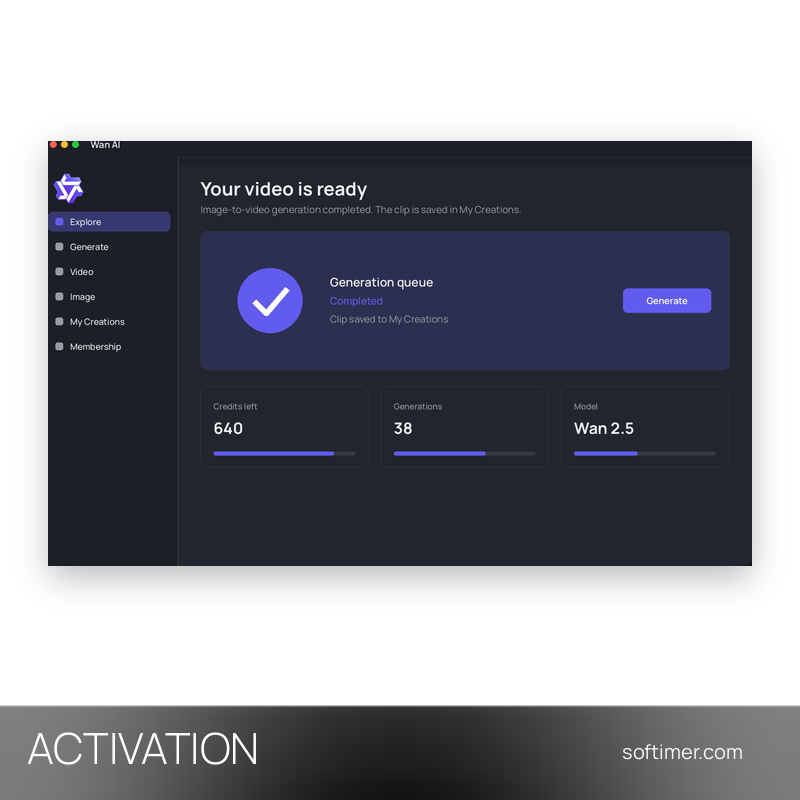 Wan AI Premium - AKTIVIERUNG auf Ihrem Konto 1 Monat - Web