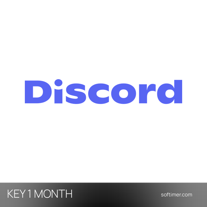 Discord Nitro - Lizenzschlüssel 1 Monat - Multiplattform
