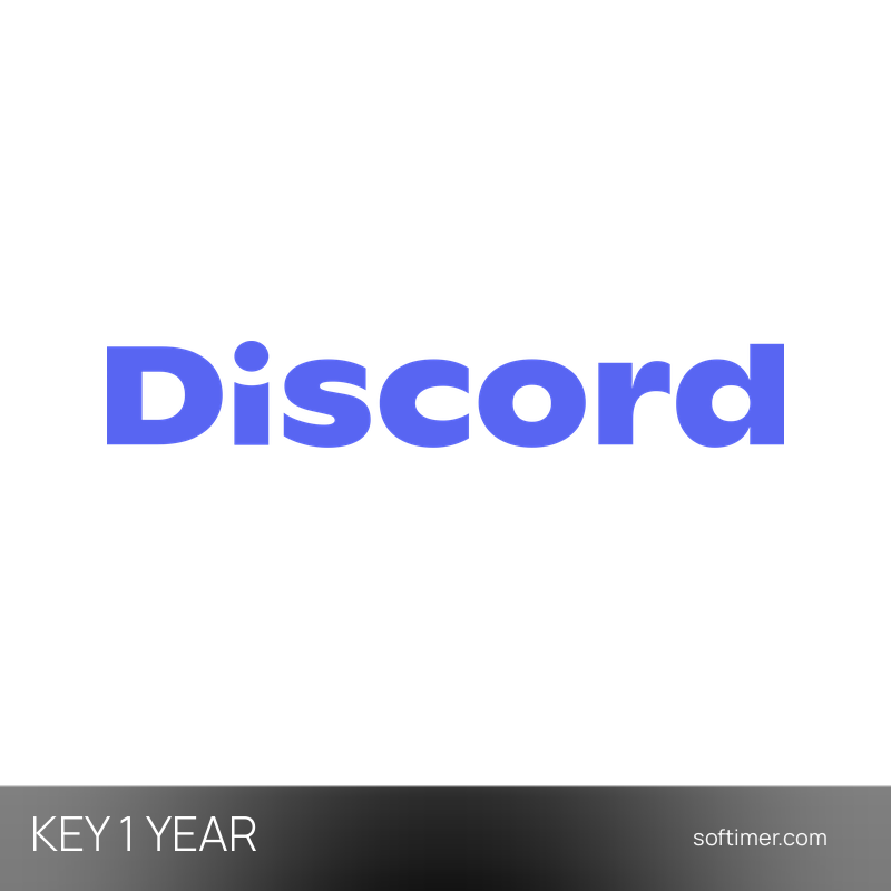 Discord Nitro - CLÉ de licence 1 an - Multiplateforme