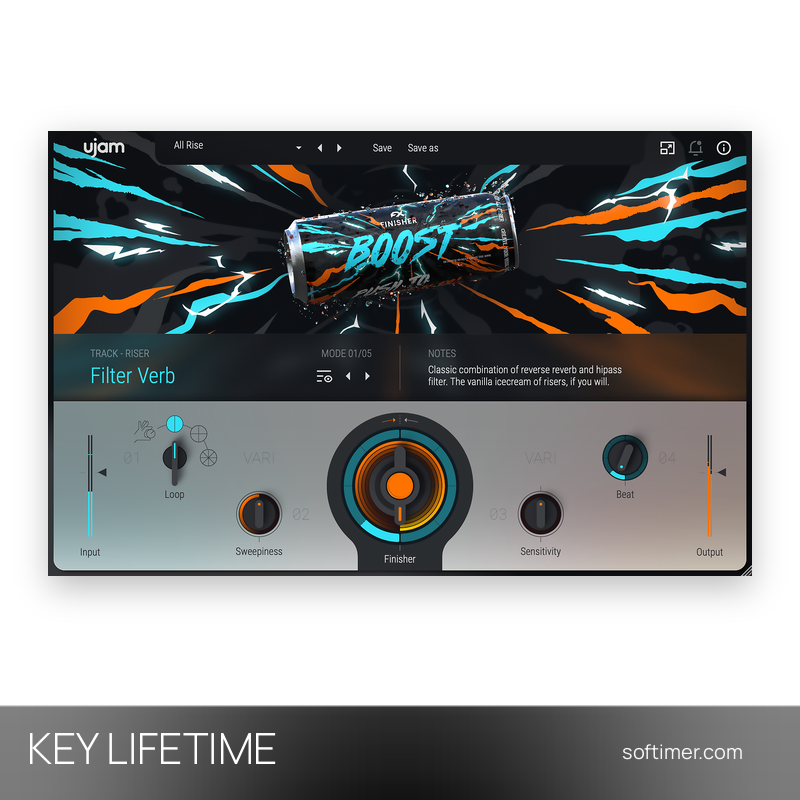 UJAM Finisher BOOST - Lifetime License KEY - Mac / Windows
