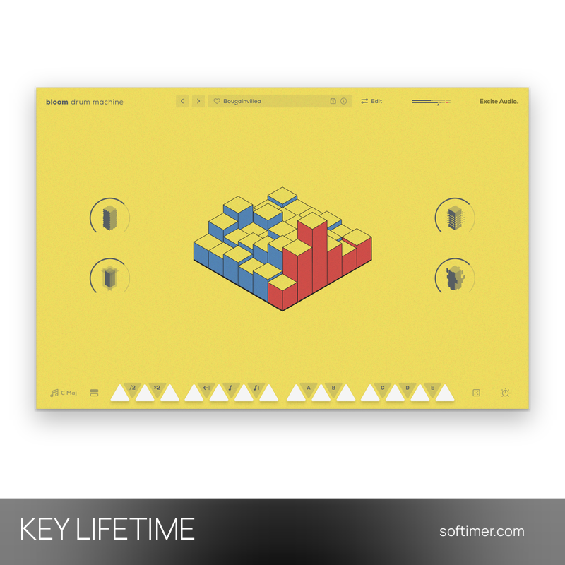 Excite Audio Bloom Drum Machine - CHIAVE di licenza - A vita - Mac / Windows