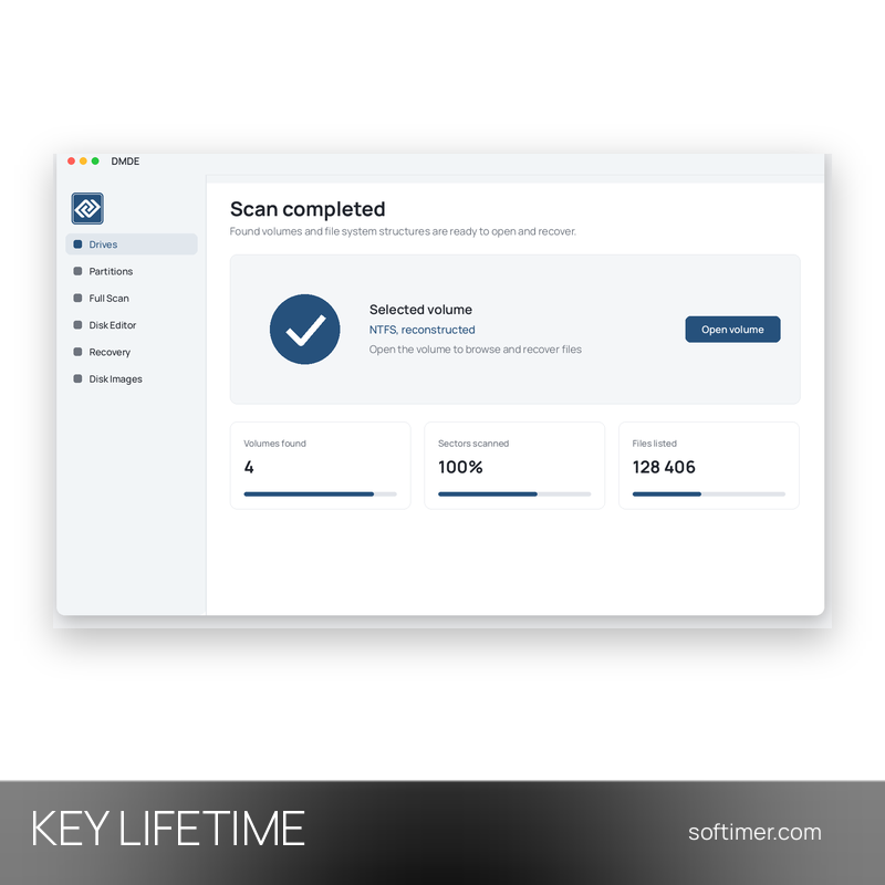 DMDE Standard - Lifetime License KEY - Windows