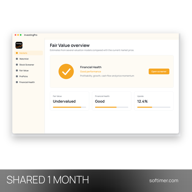 Investing.com Pro - 1 mese - ACCOUNT condiviso