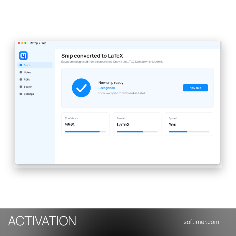 Mathpix Snip Organization - АКТИВАЦИЯ на вашем аккаунте на 1 месяц - Web