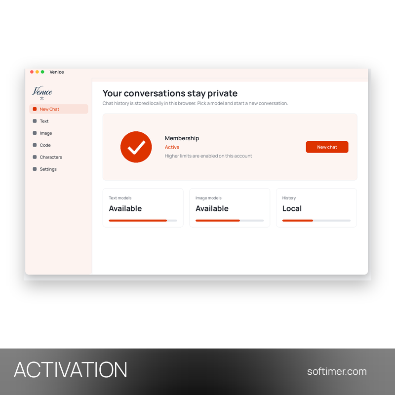 Venice AI Pro - ATTIVAZIONE sul tuo account 1 mese - Web / iOS / Android
