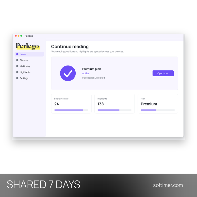 Perlego Premium - 7 giorni - ACCOUNT condiviso