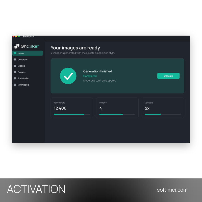 Shakker AI Advanced - AKTIVIERUNG auf Ihrem Konto 1 Monat - Web