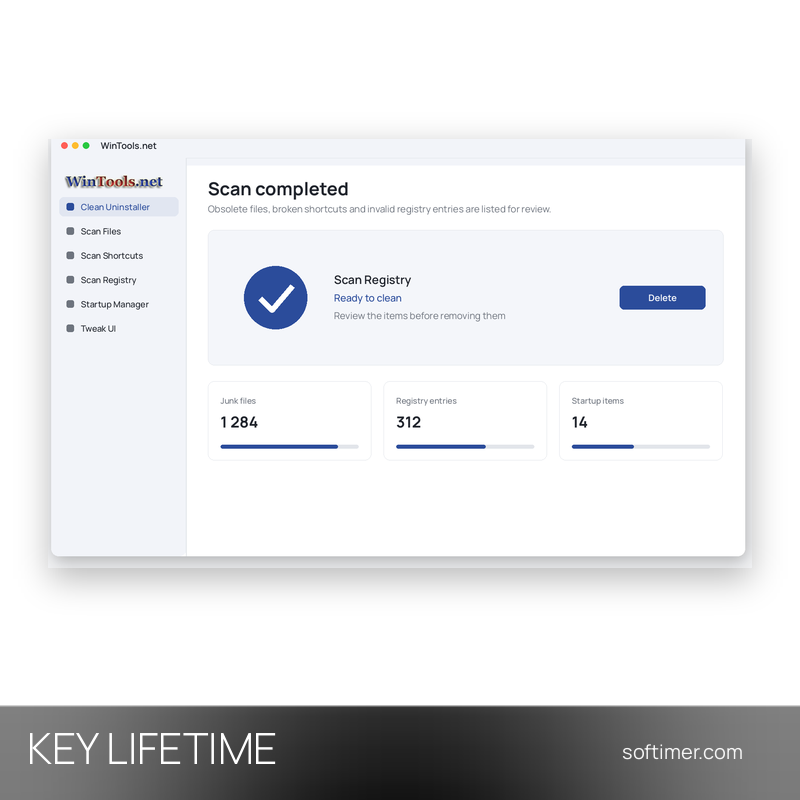 WinTools.net Premium 2026 - CHIAVE di licenza - A vita - Windows