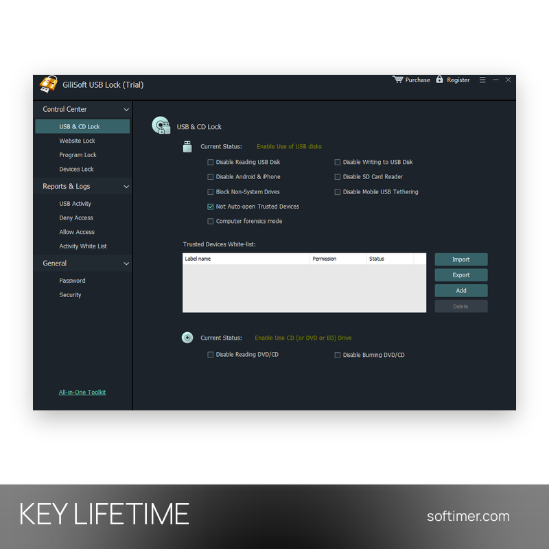 GiliSoft USB Lock 2026 - Лицензионный ключ - Бессрочно - Windows