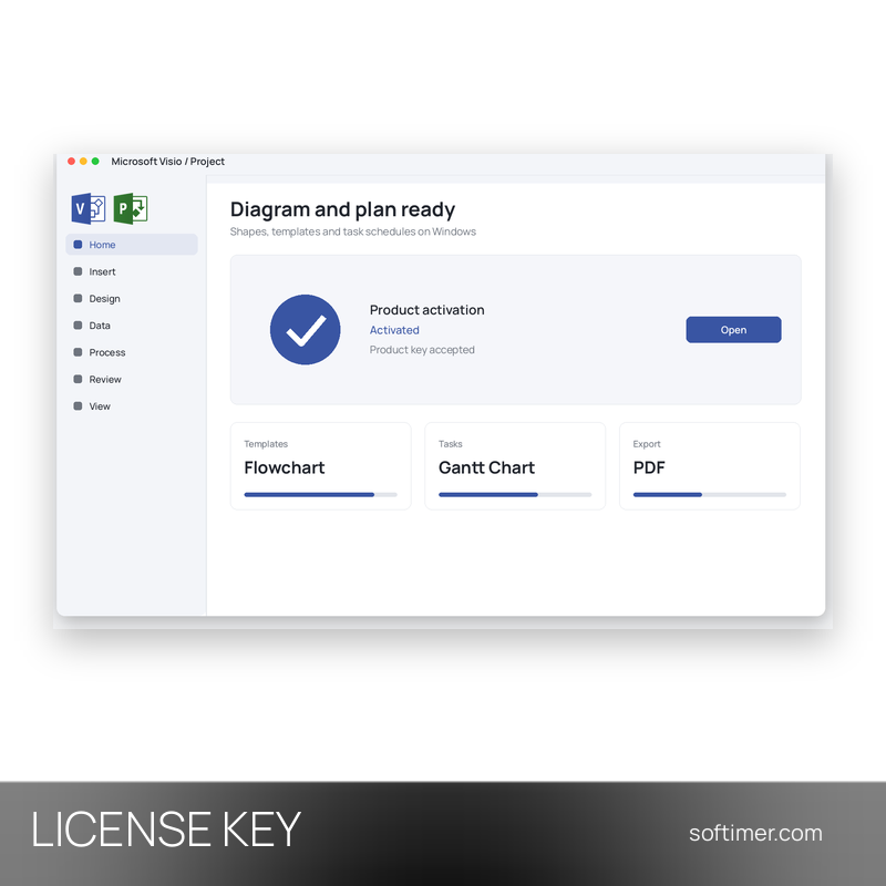 Microsoft Project Professional 2019 - CHIAVE di licenza - Windows