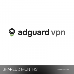 AdGuard VPN Premium - 3 Months - Shared ACCOUNT