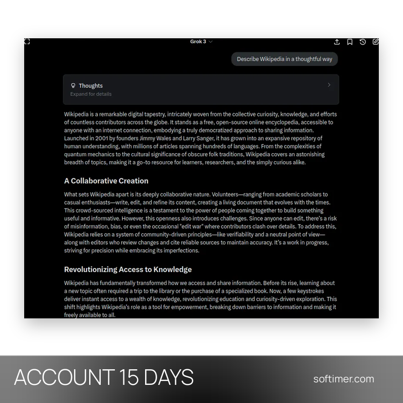 xAI SuperGrok Heavy - 15 Tage - ACCOUNT