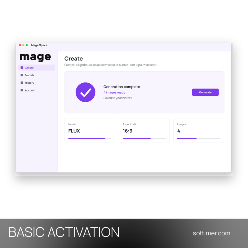Mage Space Basic - ATTIVAZIONE sul tuo account 1 mese - Web