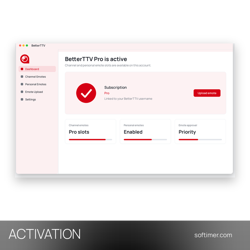 BetterTTV Pro - ATTIVAZIONE sul tuo account 6 mesi - Web