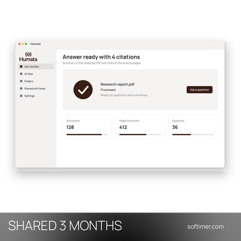 Humata Team - 3 месяца - Общий ACCOUNT