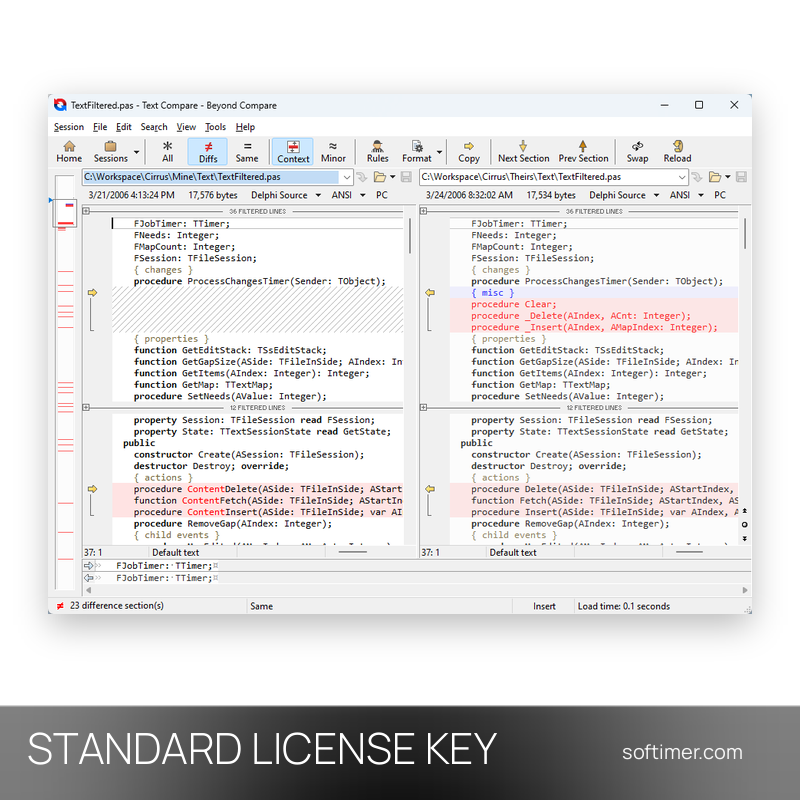 Beyond Compare Standard 5 - Lizenzschlüssel - Linux / Mac / Windows