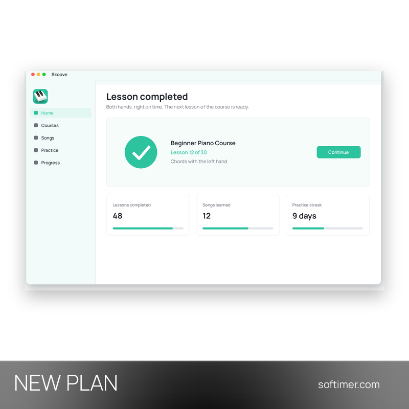 Skoove Premium - НОВЫЙ ТАРИФ на ваш e-mail на 3 месяца - Android / iOS / Mac / Windows