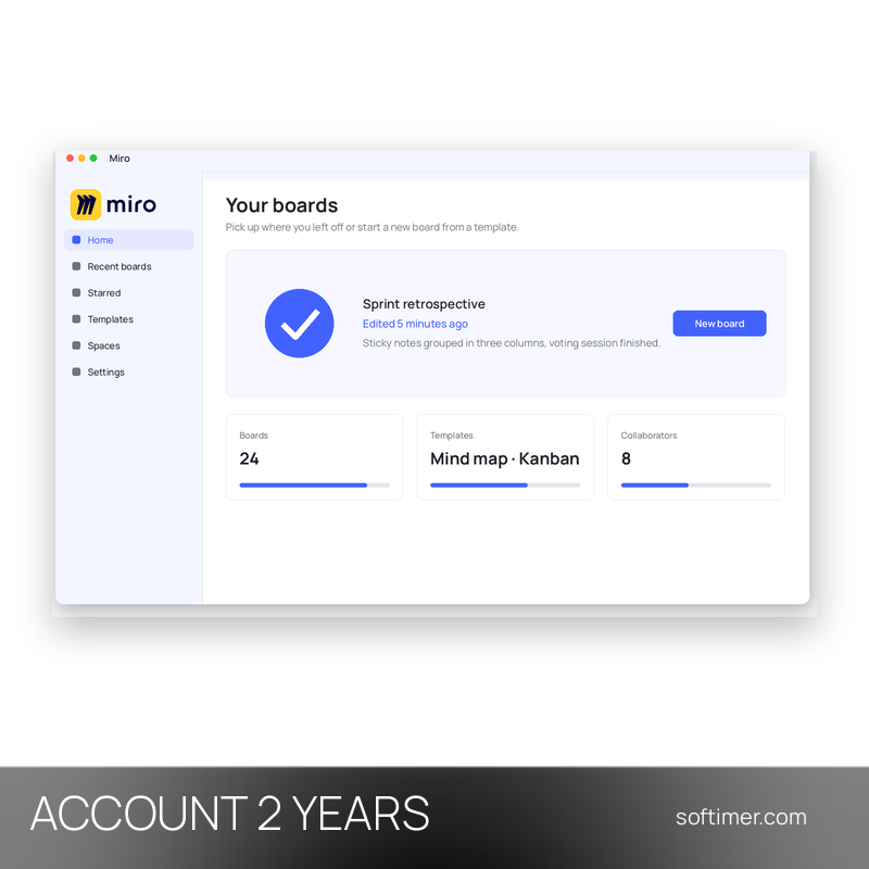 Miro - 2 anni - ACCOUNT