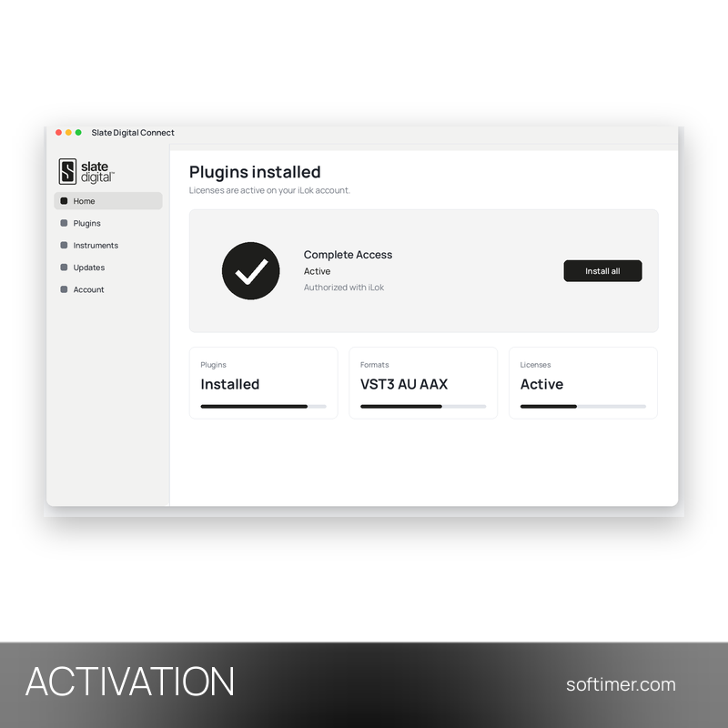 Slate Digital Complete Access - АКТИВАЦИЯ на вашем аккаунте на 3 месяца - Mac / Windows
