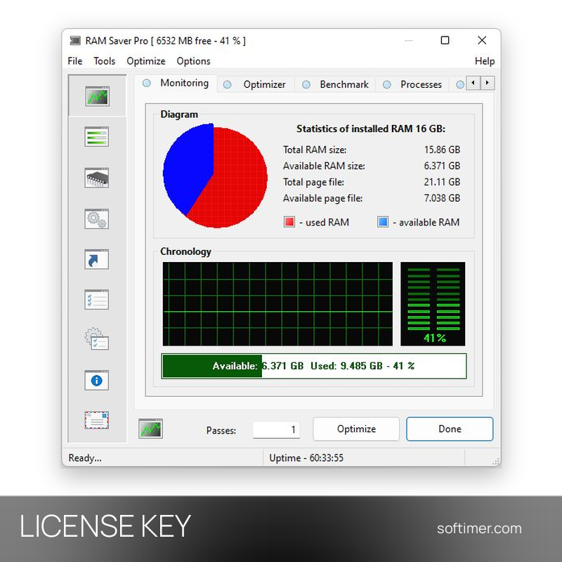 RAM Saver Professional - CHIAVE di licenza - Windows
