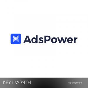 AdsPower Professional 100 Profiles - Лицензионный ключ на 1 месяц - Windows / Mac