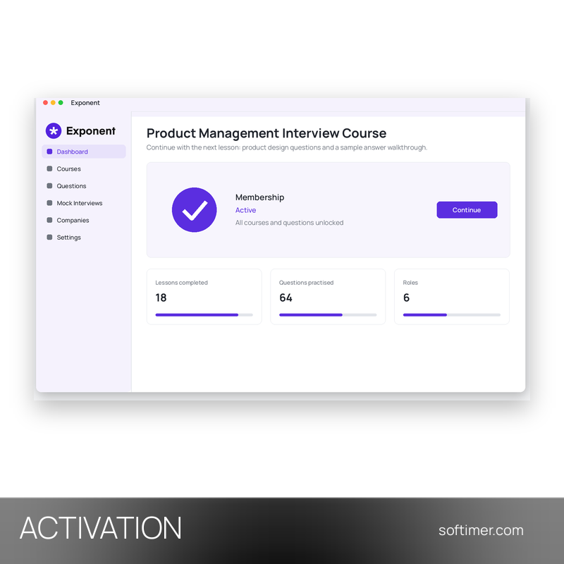 Exponent Premium - ATTIVAZIONE sul tuo account 1 mese - Web