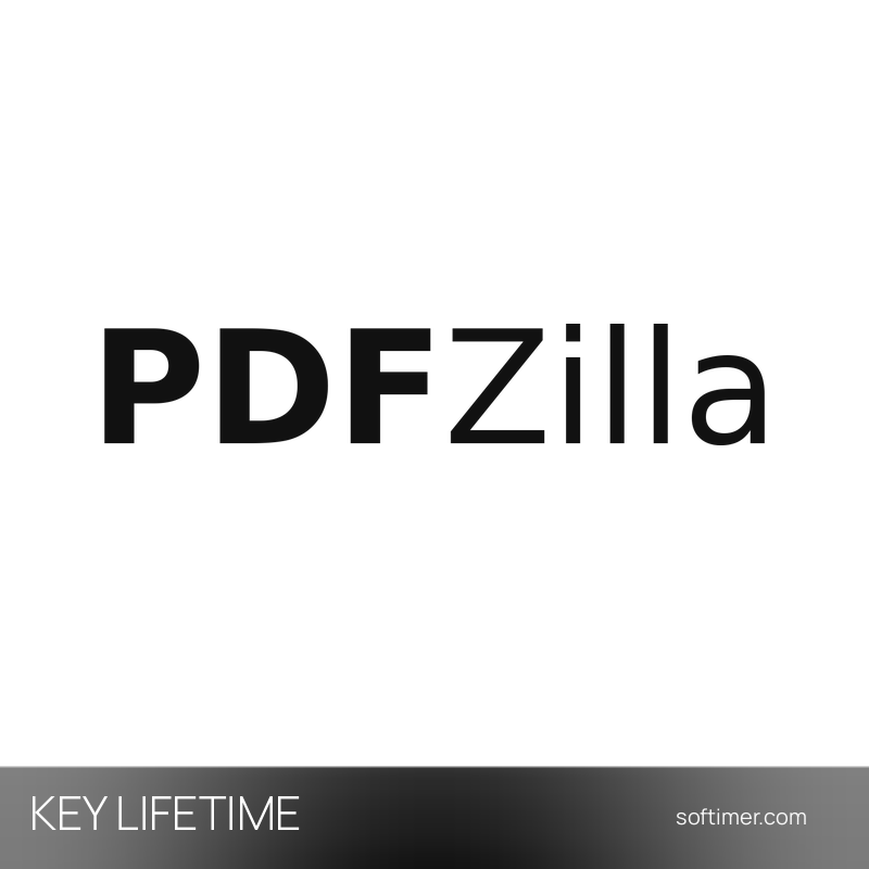 PDFZilla - CLÉ de licence - À vie - Windows