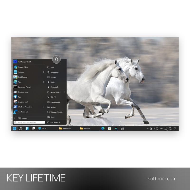 StartAllBack / StartIsBack for Windows 10 - Lifetime License KEY - Windows