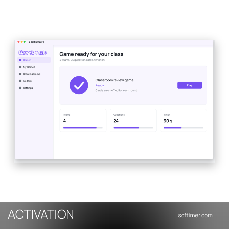 Baamboozle Plus - 1 Month ACTIVATION on your account - Web