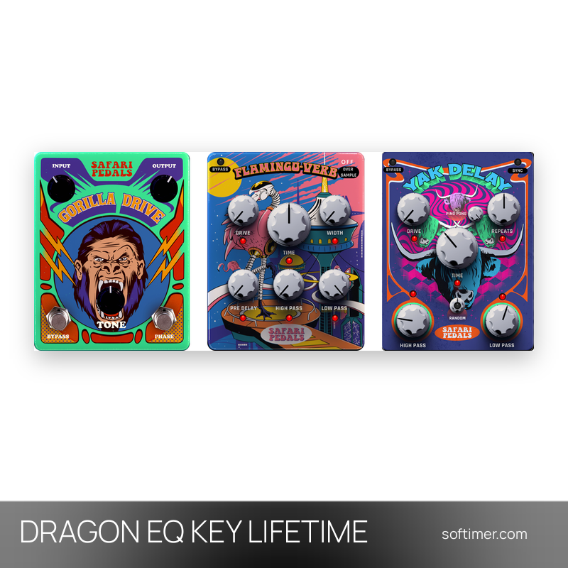Safari Pedals Dragon EQ - Lifetime License KEY - Mac / Windows