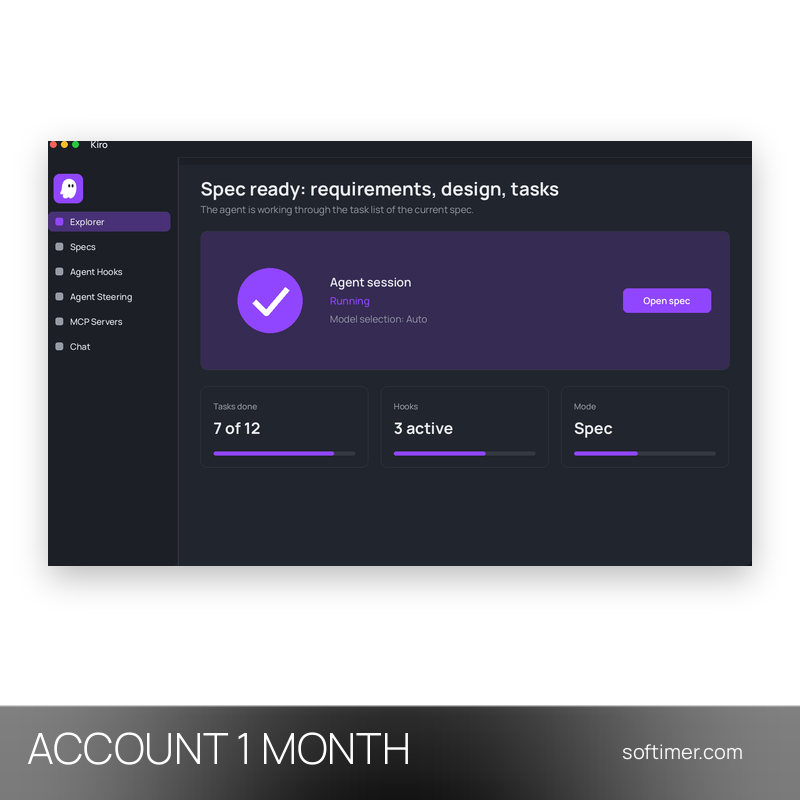 Kiro Pro Plus - 1 mois - ACCOUNT
