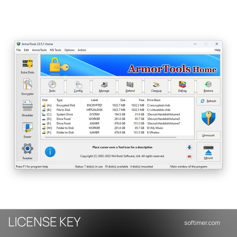 ArmorTools Home - License KEY - Windows