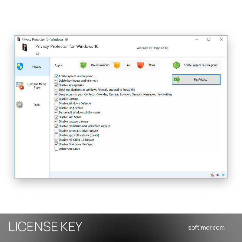 SoftOrbits Privacy Protector 13 - Лицензионный ключ - Windows