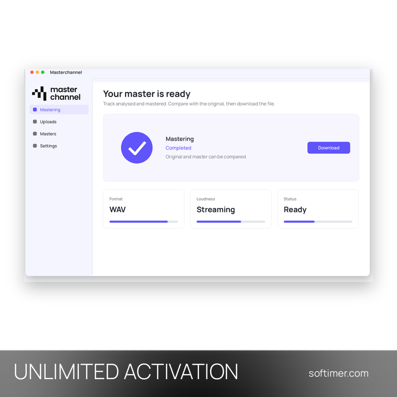 Masterchannel Unlimited - ATTIVAZIONE sul tuo account 1 mese - Web