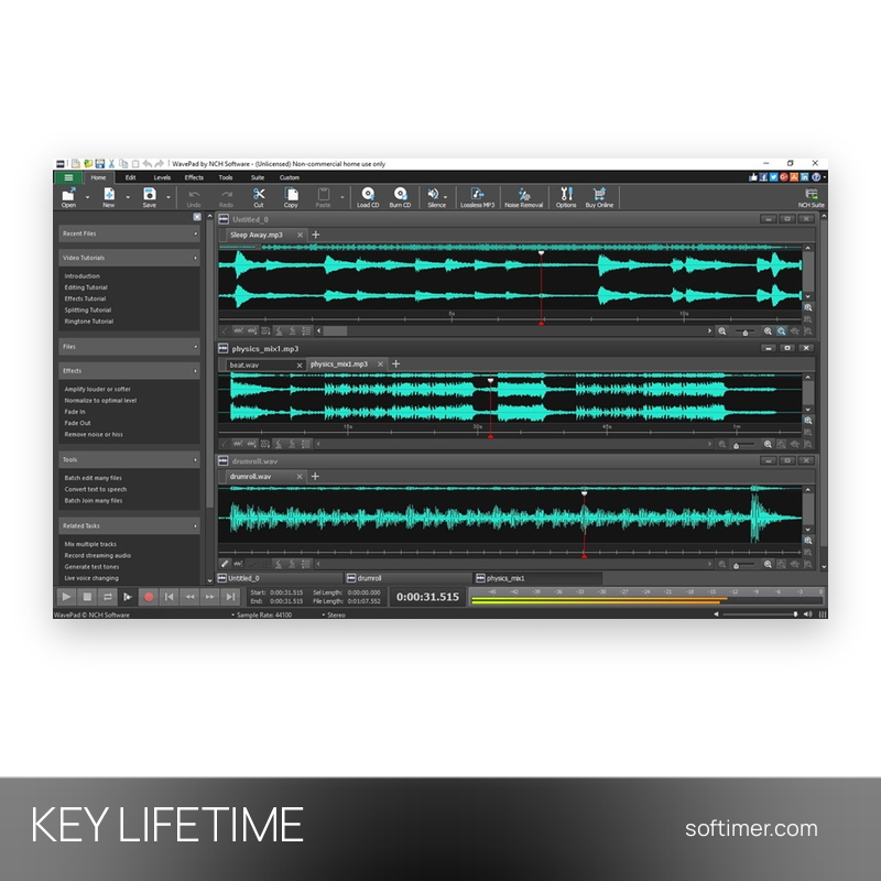 NCH WavePad - CLÉ de licence - À vie - Windows