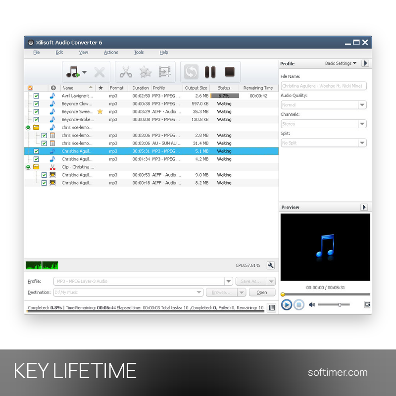 Xilisoft Audio Converter Pro 2026 - Lifetime License KEY - Windows