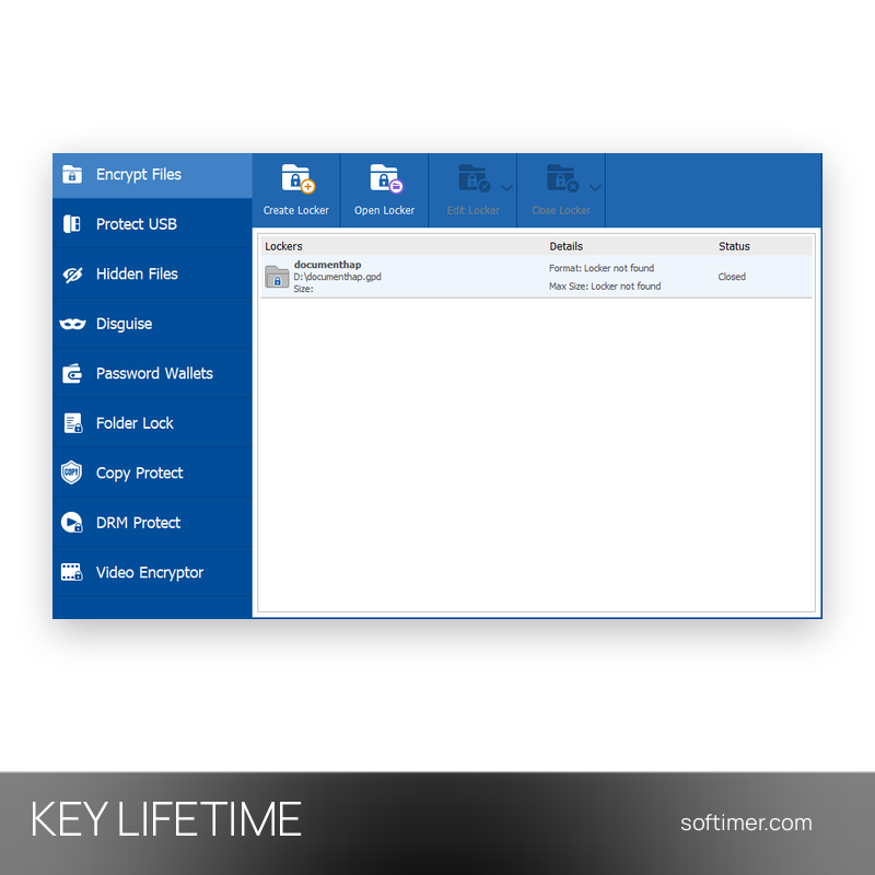 GiliSoft Private Disk 2026 - CLÉ de licence - À vie - Windows