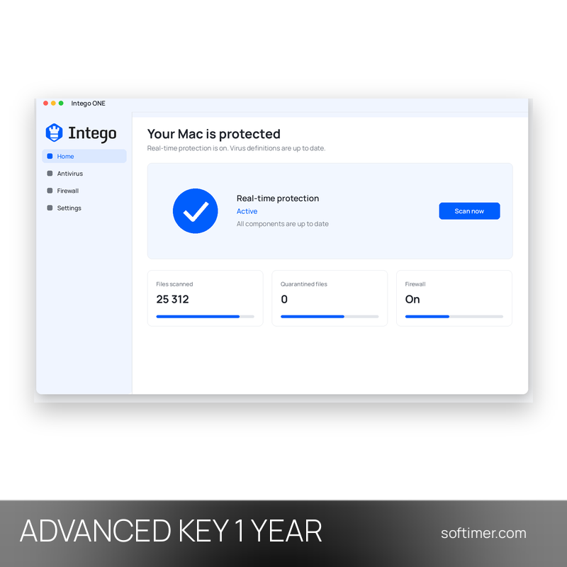 Intego ONE Advanced - 1 Year License KEY - Mac