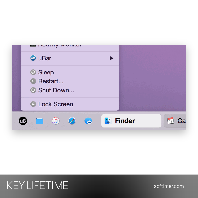 uBar 4 - Lifetime License KEY - Mac