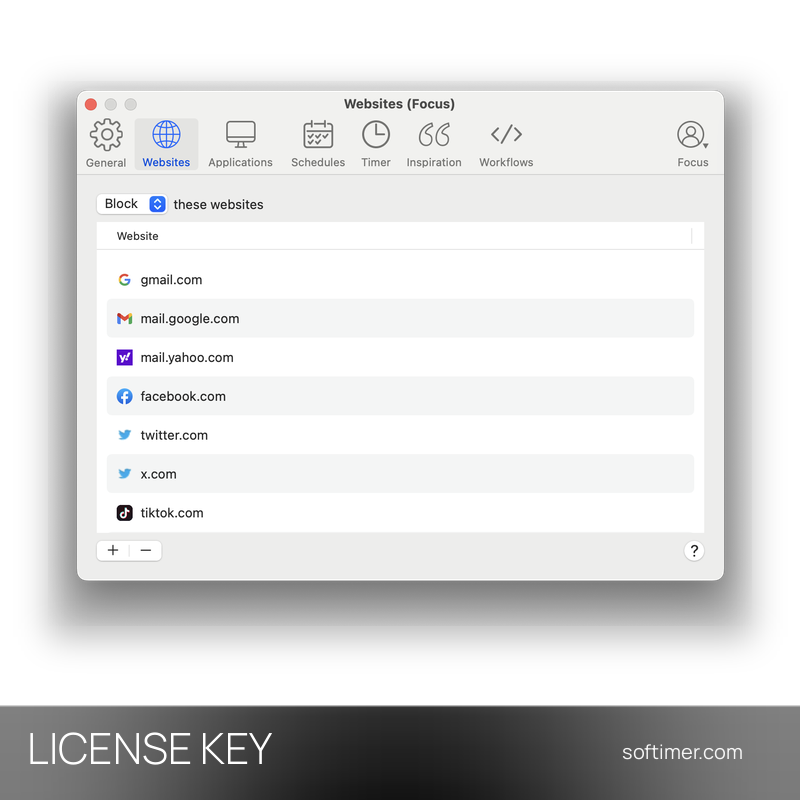 HeyFocus Focus 2 - License KEY - Mac