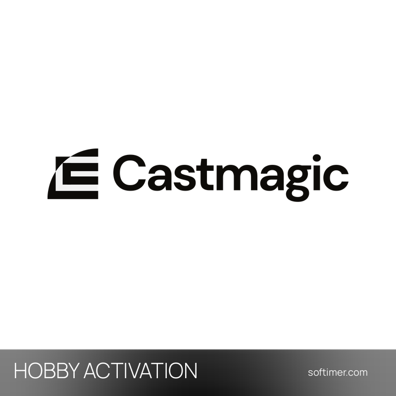 Castmagic Hobby - ACTIVATION sur votre compte 1 mois - Web