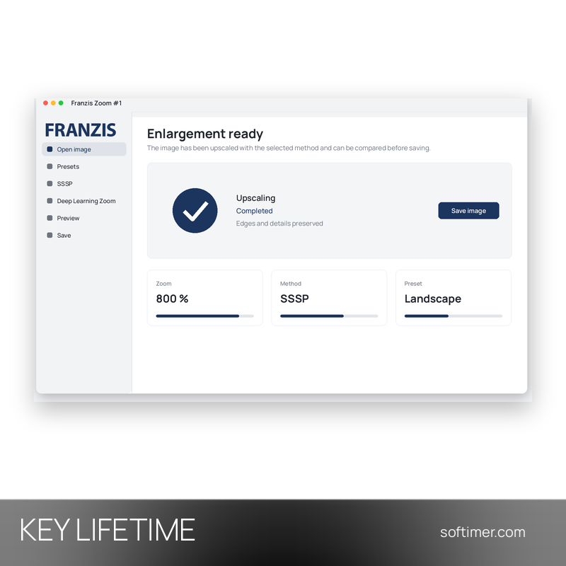Franzis Zoom 1 - CHIAVE di licenza - A vita - Windows