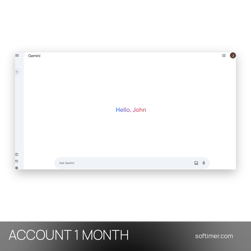 Google AI Pro (Gemini) - 1 Month - ACCOUNT