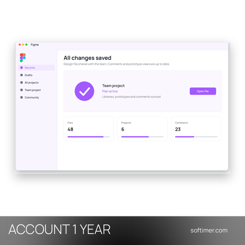 Figma Professional Full Seat - 1 an - ACCOUNT