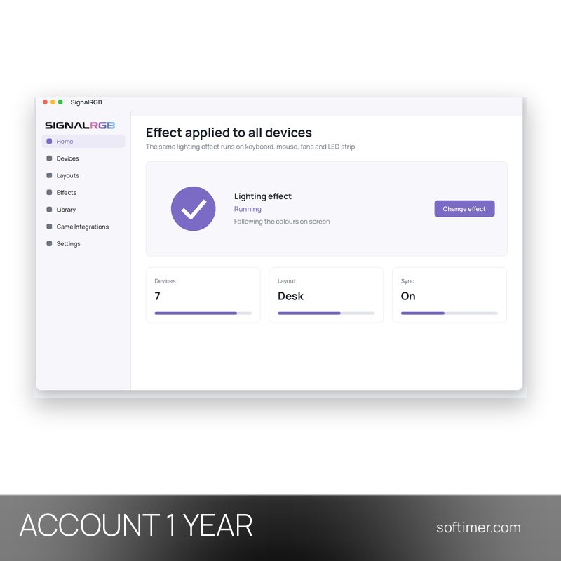 SignalRGB Pro - 1 Year - ACCOUNT