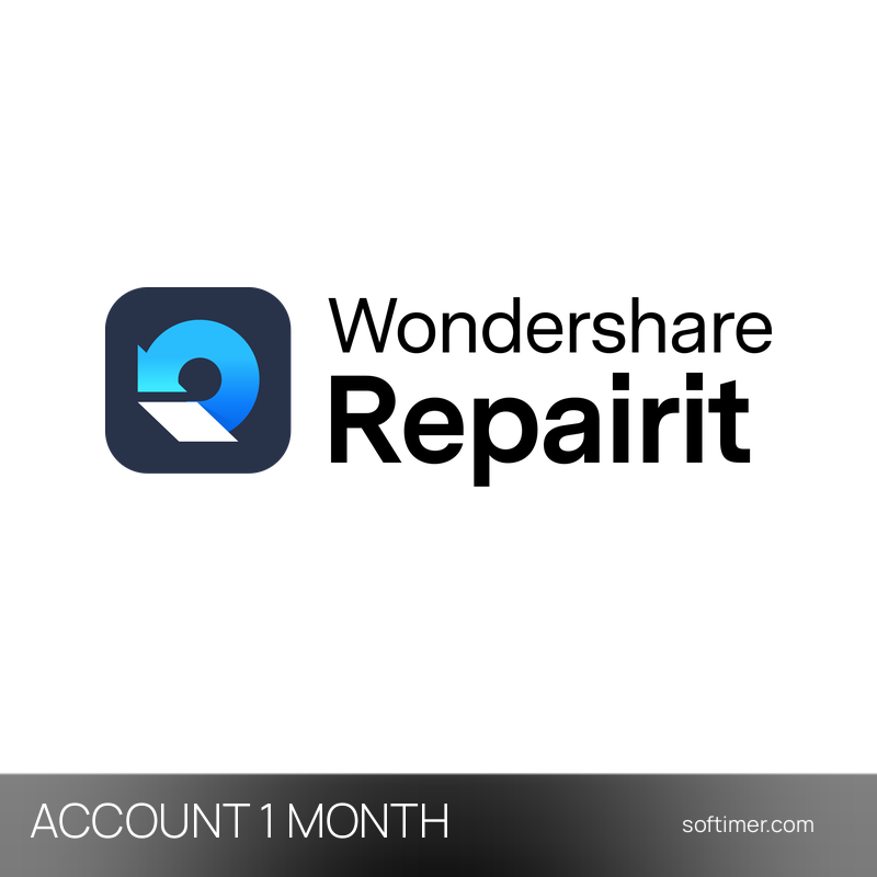 Wondershare Repairit Réparation photo - 1 mois - ACCOUNT