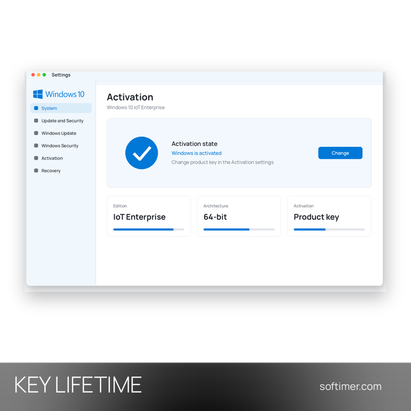 Windows 10 IoT Enterprise - CLÉ de licence - À vie - Windows